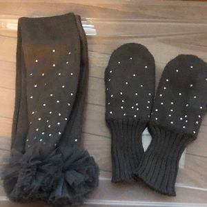 Matching scarf and mittens